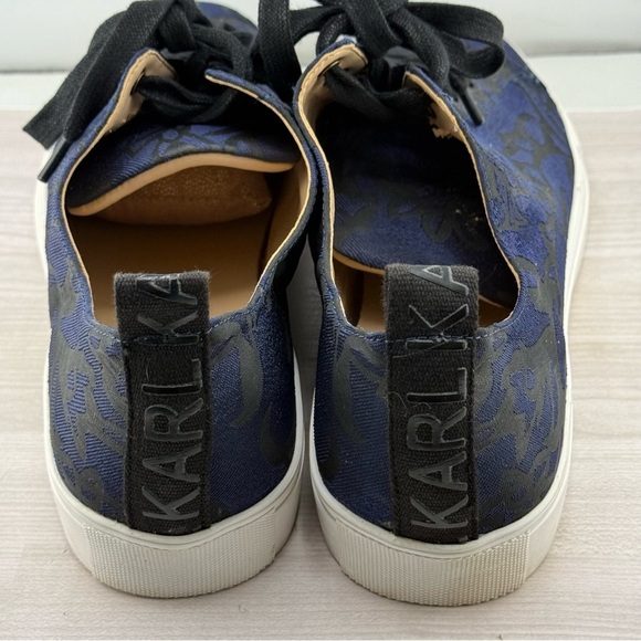 Karl Lagerfeld Black and Blue Sneakers with Sleek Design - Picture 5 of 7